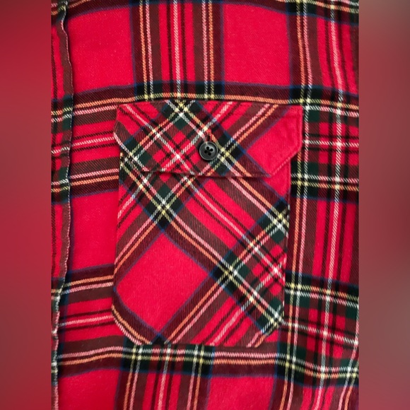 Men’s Maison Scotch & Soda red plaid button down. Perfect for fall ! 🍁🍁🍁 - Picture 6 of 10